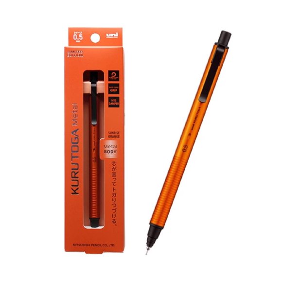 Portaminas KURUTOGA 0.5 mm Naranja Amanecer M5KH1P.SO