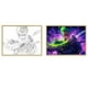 thumbnail image 1 of Cuadro Led de Zoro Espada en Diagonal 23x18cm, 1 of 4