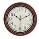 thumbnail image 5 of Reloj De Pared Redondo De Estilo Antiguo, Decoraciones Para Dormitorio De Baño, Relojes Colgantes De 12 Pulgadas, Café Aureate, 5 of 5