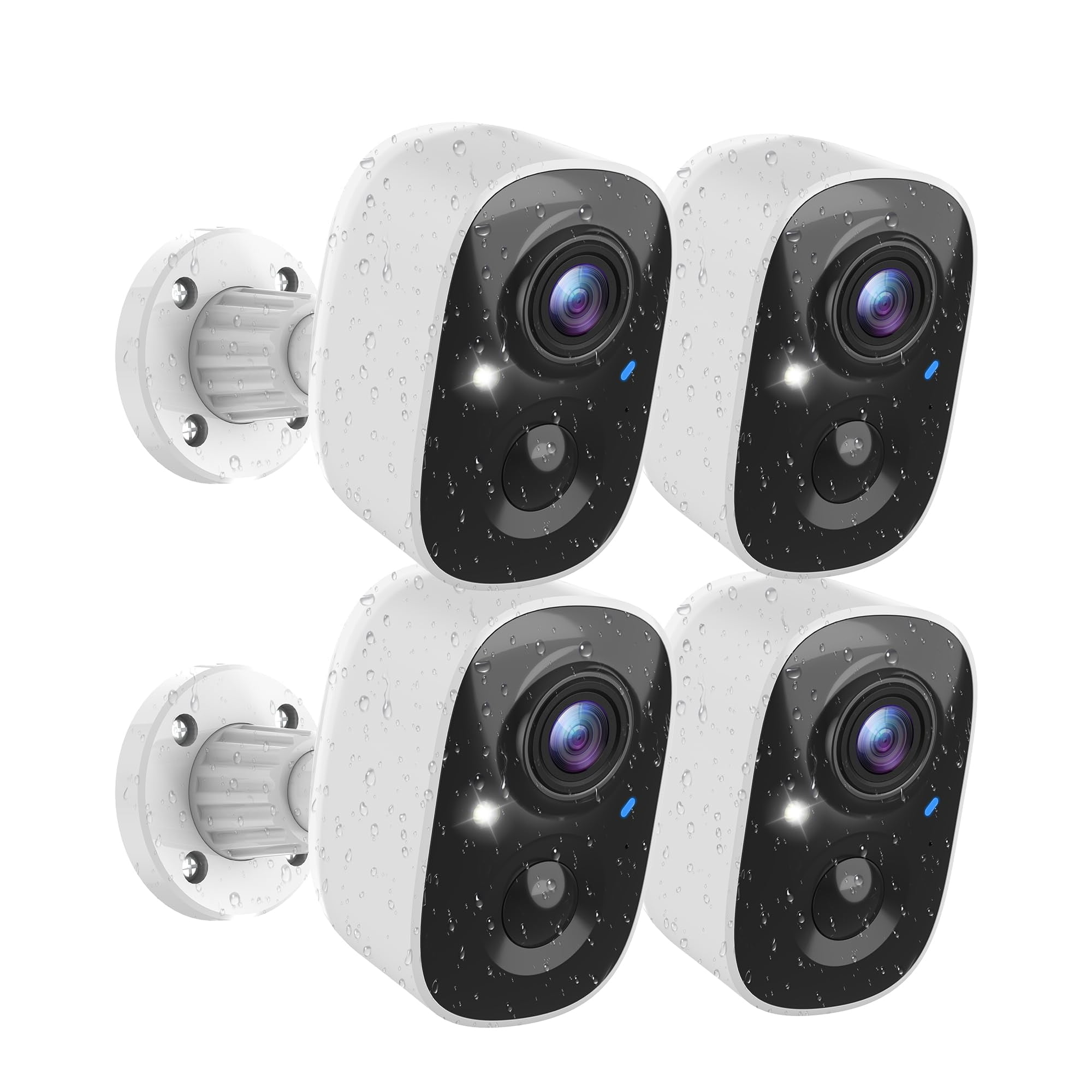 Cámaras De Seguridad Maxiviz Wireless Outdoor 2k Color Night Vision