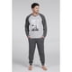 thumbnail image 1 of Pijama Largo Algodón Gris Talla S, 1 of 4