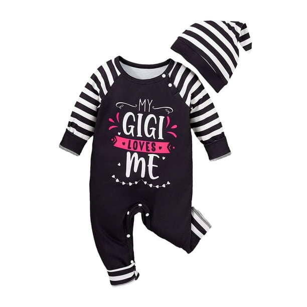 Ropa De Bebé Lindo Traje Casual Bebé Mamelucos De Manga Larga Para Niño Niña De 3 A 6 Meses