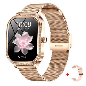 Genérico - Reloj Inteligente Mujer Smartwatch Smart Watch Android Ios Dorado Mesh Dorado Dorado