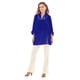 thumbnail image 1 of Blusa Oh My Gauze Tortus Algodón Cobalto Talla Única, 1 of 1