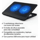 thumbnail image 5 of Base Soporte Doble Ventilador Refrigerante Laptop Notebook, 5 of 8
