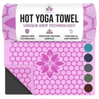 Esterilla De Yoga Clever Yoga Hot, Antideslizante, Lila, Para Yoga Caliente