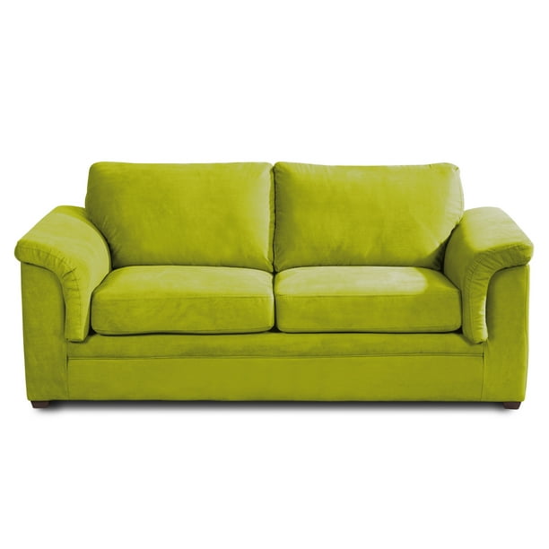 Sofa Ancona 3 C Tela Velvet Pistacho