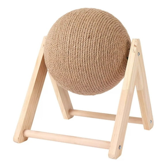 Rascador Bola Giratoria Marben Para Gatos, Alto 28cms