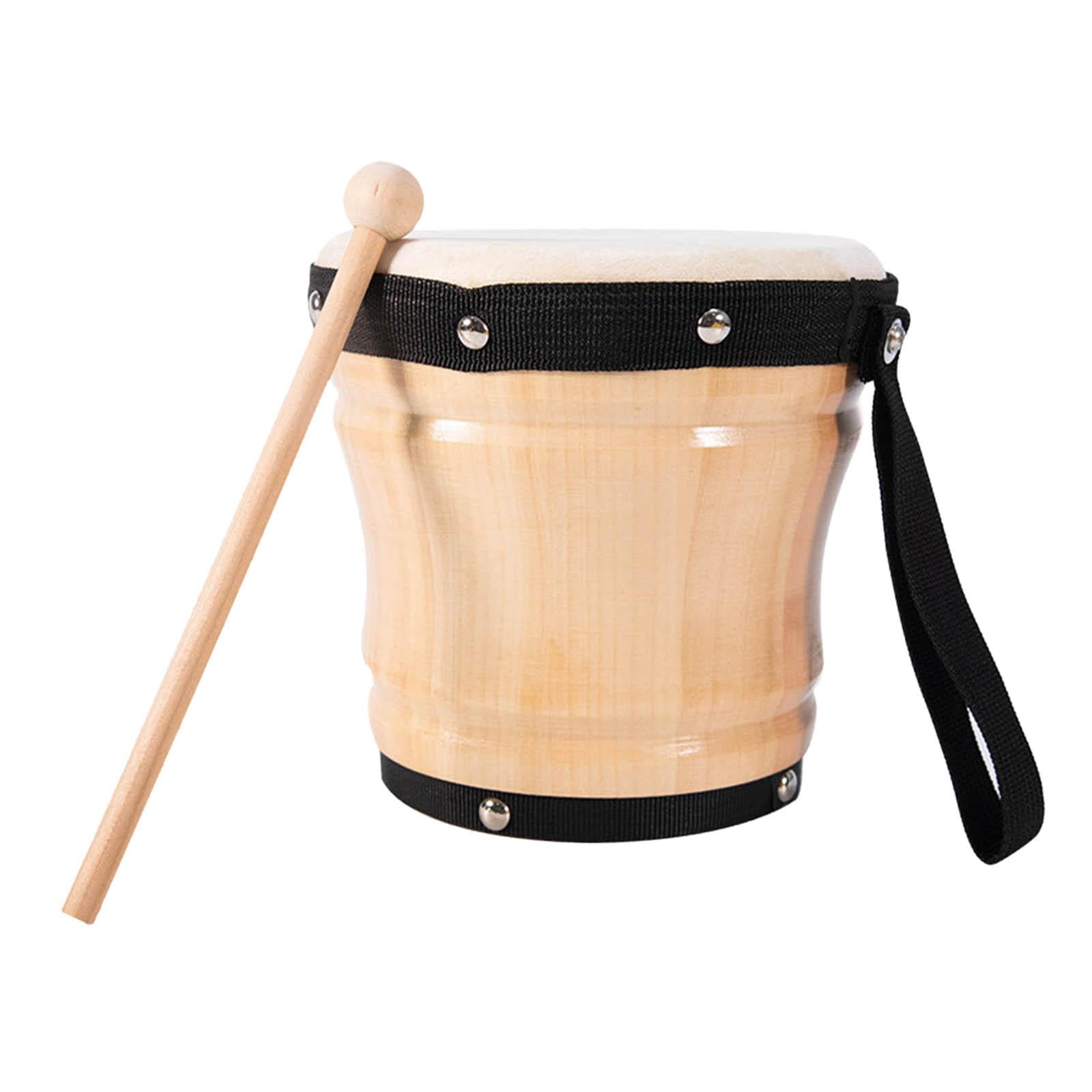 Magideal - S De Tambor 15x15cm Tambor Pintado De Instrumentos De Percusión Tambor Instrumento Musical Tambor Para Niños Juguete