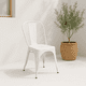 thumbnail image 2 of Silla Tolix de Comedor o Terraza Exterior - Blanca, 2 of 7