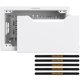 thumbnail image 1 of Kit de cables empotrados Perlegear de 9 pulgadas para multimedia de pared, 1 of 7