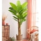 thumbnail image 1 of Artificial banano arbol planta arbusto 210 Mt  aspecto real verde, 1 of 5