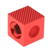 Magideal - Herramienta De Reparación De Punta De Billar 3 En 1, Perforador Pulidor, Recortador, Tapper Profesional Para Reparación, Mantenimiento, Acceso , Rojo