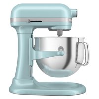 Batidora De Pie Kitchenaid De 7 Cuartos De Galón Con Elevador De Cuencos, Agua Mineral, Azul