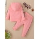 thumbnail image 4 of Adorable Baby Girl Leopard Patchwork Sweatpants Set with Hoodie and Bowknot Headband, 4 of 5