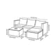 thumbnail image 2 of Juego de Terraza Living Seccional 3 Personas 172x70x63 Cm, 2 of 3