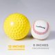 thumbnail image 4 of Softball Furlihong 30 cm 187 g (12 unidades) con superficie con hoyuelos, 4 of 6