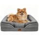 thumbnail image 1 of Cama ortopédica para perro Spotted Play S de espuma gris, 1 of 8