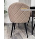 thumbnail image 2 of Silla Nordic Lino Black - Beige, 2 of 5