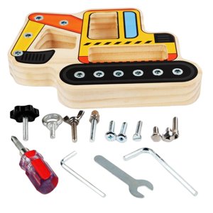 Bothyi - Montessori Tornillo Driver Board Tuerca Herramienta Material Didáctico Para Juego