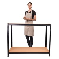 Prochef - Meson De Trabajo Acero Y Mdf 120X60X90 Cm.