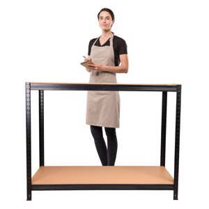 Prochef - Meson De Trabajo Acero Y Mdf 120X60X90 Cm.