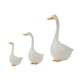thumbnail image 5 of 3 Estatuas De Pato, Esculturas De Jardín De Resina Blanca Para Escritorio, Balcón, Mueble De TV, 5 of 5