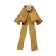 thumbnail image 5 of Broche De Lazo De Cinta, Pajarita Preatada, Corbata De Moda Para Camisa, Uniforme De Estudiante, Amarillo, 5 of 5