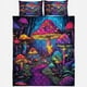 thumbnail image 2 of Awesome Mushroom - Juego de edredón hippie personalizado, 2 of 3