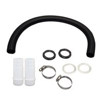 Ioensy - Kit De Manguera De Desbordamiento De Barril De Lluvia, Duradero Para Granja, Actividades Al Aire Libre, Jardín, 3,2 Cm, Sin Cono