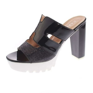 Vía Franca - Sandalia Negro Carbin