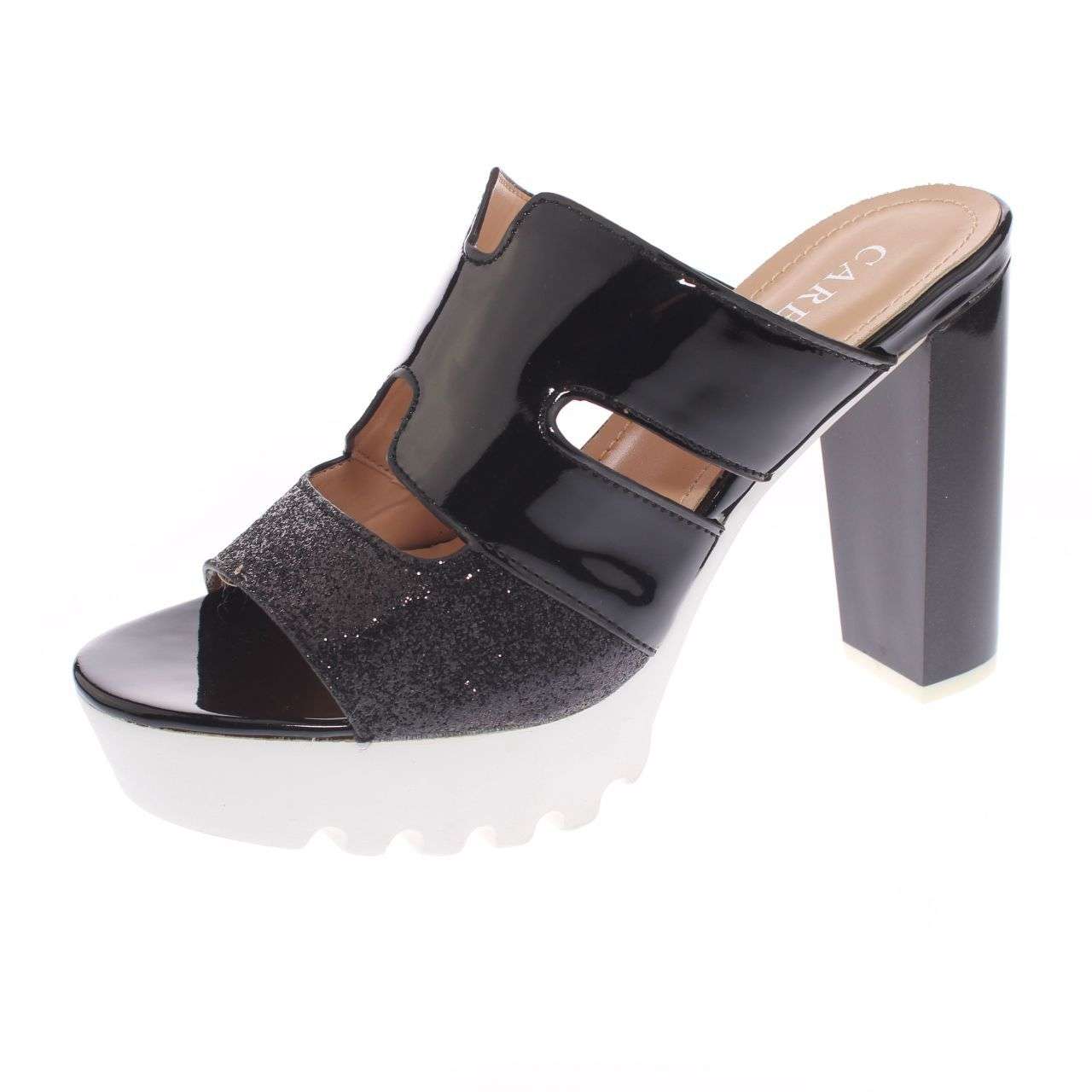 Vía Franca - Sandalia Negro Carbin