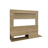 Fm Furniture - Panel Tv 55"" 120X150X31,5 Cm Fm-001O Café Claro Y Negro