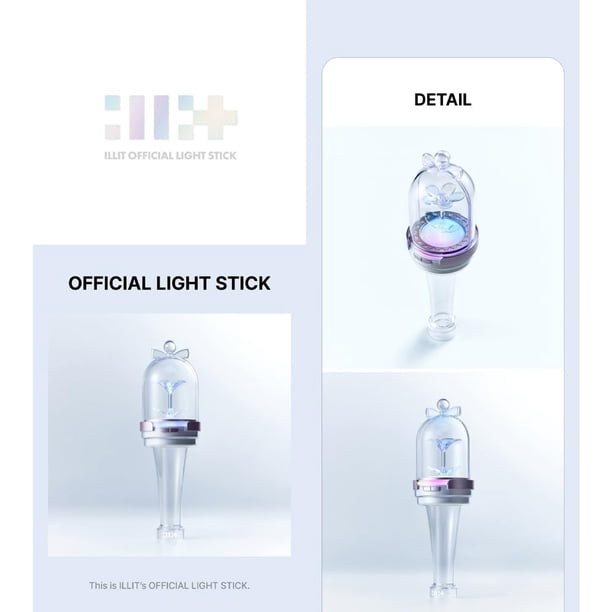 Lightstick oficial de ILLIT de KPOP HEAVEN + set de 3 photocards