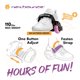 thumbnail image 5 of Patines Heel Wheel New Bounce Jet Wheelies para niños, color morado, 5 of 6