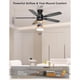 thumbnail image 2 of Ventilador de Techo Ohniyou GLX100 52 in Motor DC de Bajo Perfil, 2 of 3