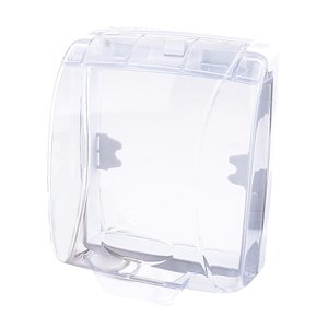 Magideal - Cubierta De Timbre De Plástico, Protección De Escudo De Timbre, Cubierta Protectora Impermeable A Prueba De Salpicaduras, Inalámbrica Par