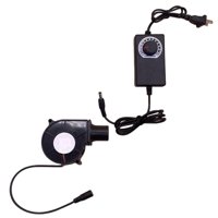 Magideal - Soplador De Aire Para Barbacoa, Duradero, Ajustable, Fácil De Usar, Mini Estufa De Fuego Para Acampar, Ventilador De Metal, Estable De Mano Para Barba Estilo A