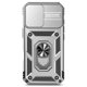 thumbnail image 1 of Funda Resistente Anillo Soporte iPhone 17 Privacidad Cámara Montaje Magnético Plata, 1 of 6