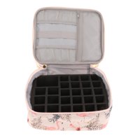 Ioensy - Organizador De Esmalte De Uñas De Múltiples Capas Estuche De Transporte De Esmalte De Uñas De Doble Capa