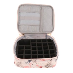 Ioensy - Organizador De Esmalte De Uñas De Múltiples Capas Estuche De Transporte De Esmalte De Uñas De Doble Capa