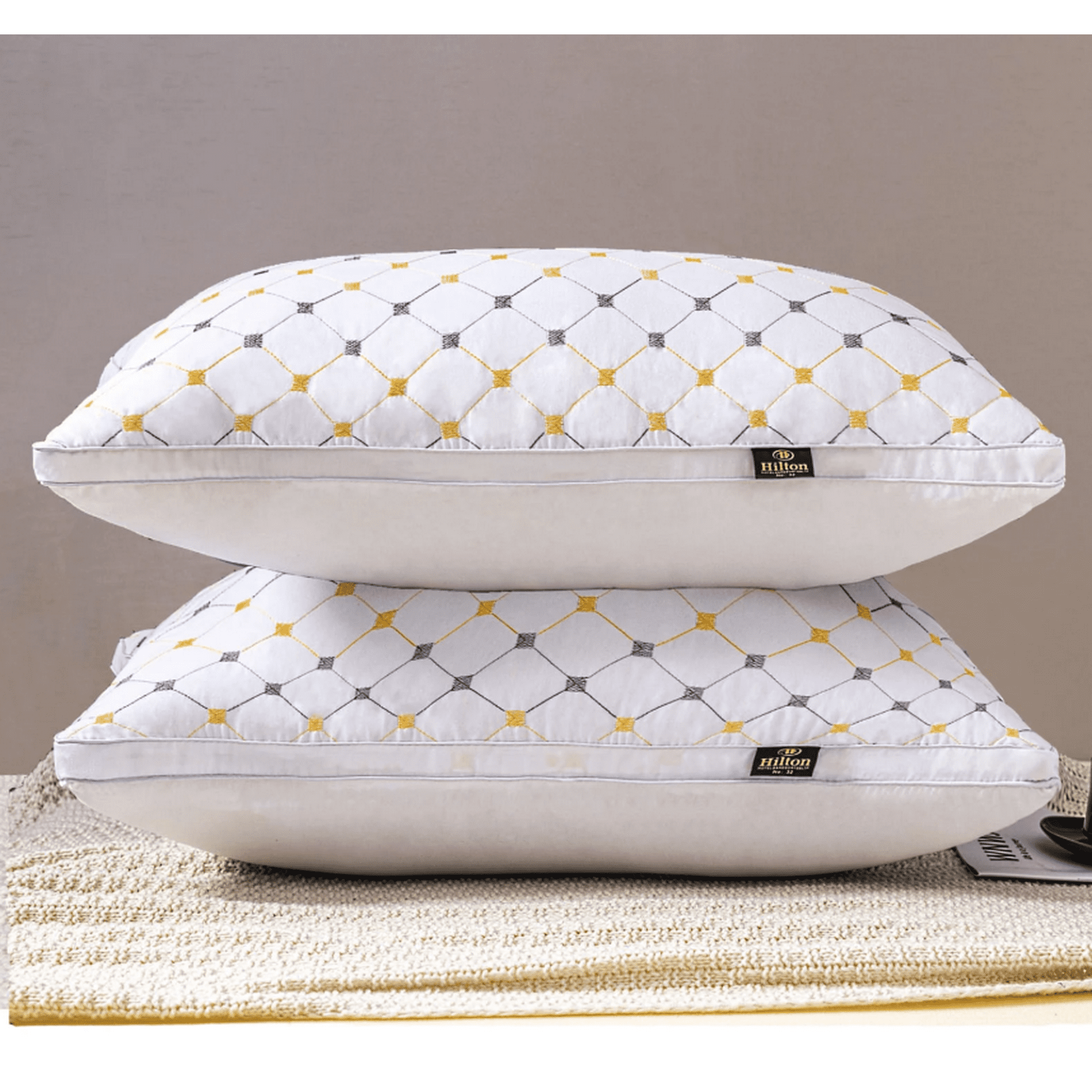 Tecnocasa - Almohada Genérica Estándar Firme Micro Fibra Extra Suave