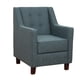 thumbnail image 2 of Poltrona Belen Lino Sidelli Azul Petroleo, 2 of 7