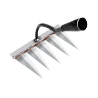 Magideal - Azada De Jardín, Rastrillo De Jardín, Rastrillo De Deshierbe Endurecido Agrícola De Alta Resistencia, Herramienta De Deshierbe De Jardín Para Aflojar 20X135X28Cm