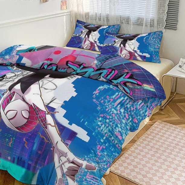 Spidean Bedding Se for Kids Men Women Twin Size3s Comforter Cover And Pillowcases-