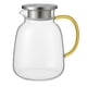 thumbnail image 1 of Tetera Vidrio 1750mL Con Tapa Infusor Mango Dorado Tetera Te, 1 of 2
