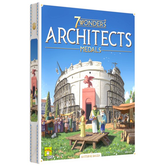 Medallas de Expansion Game 7 Wonders Architects para 2 a 7 jugadores