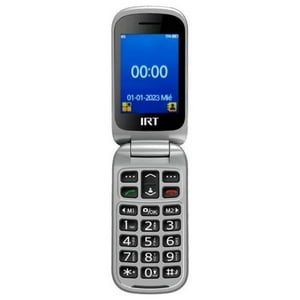 Irt - Telefono Celular Senior Tipo Almeja 4G Negro Clamshell