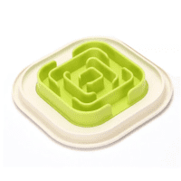 Genérico - Cuenco De Comida Lenta Para Perro Laberinto Verde