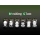 thumbnail image 1 of Breaking Glass Juego de 6 Vasos verde, 1 of 7
